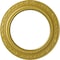 Ekena Millwork Andrea Ceiling Medallion (Fits Canopies up to 8"), Hand-Painted Rich Gold, 12"OD x 8"ID x 1/2"P CM12ADRGS - alternate 1